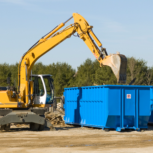 is there a minimum or maximum amount of waste i can put in a residential dumpster in Middlefield Ohio